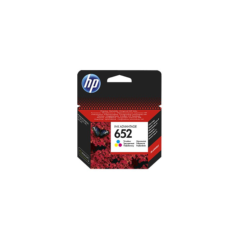 Pack 3 Cartouches d'encre HP 652 (Cyan, Magenta, Jaune) Pack 3 Cartouches d'encre HP 652 (Cyan, Magenta, Jaune)