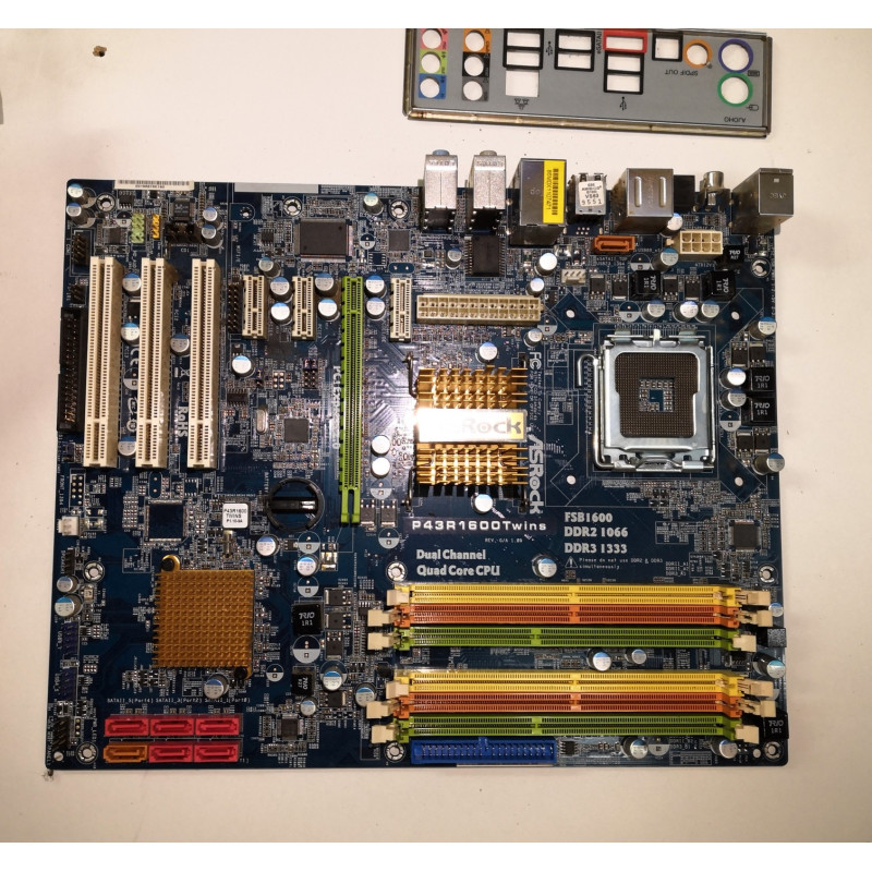 Carte mère ASROCK P43R1600Twins - Occasion Carte mère ASROCK P43R1600Twins - Occasion