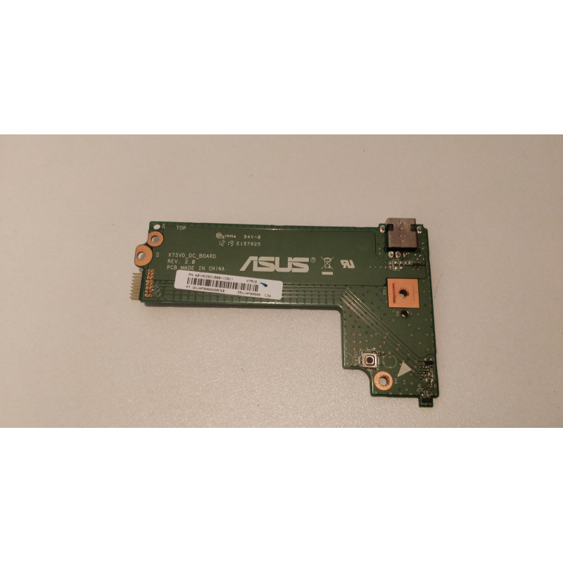 PCB Alimentation X75VD 60-NCODC1000-C01 pour ASUS x75a-ty043u - Occasion PCB Alimentation X75VD 60-NCODC1000-C01 pour ASUS x75a-ty043u - Occasion