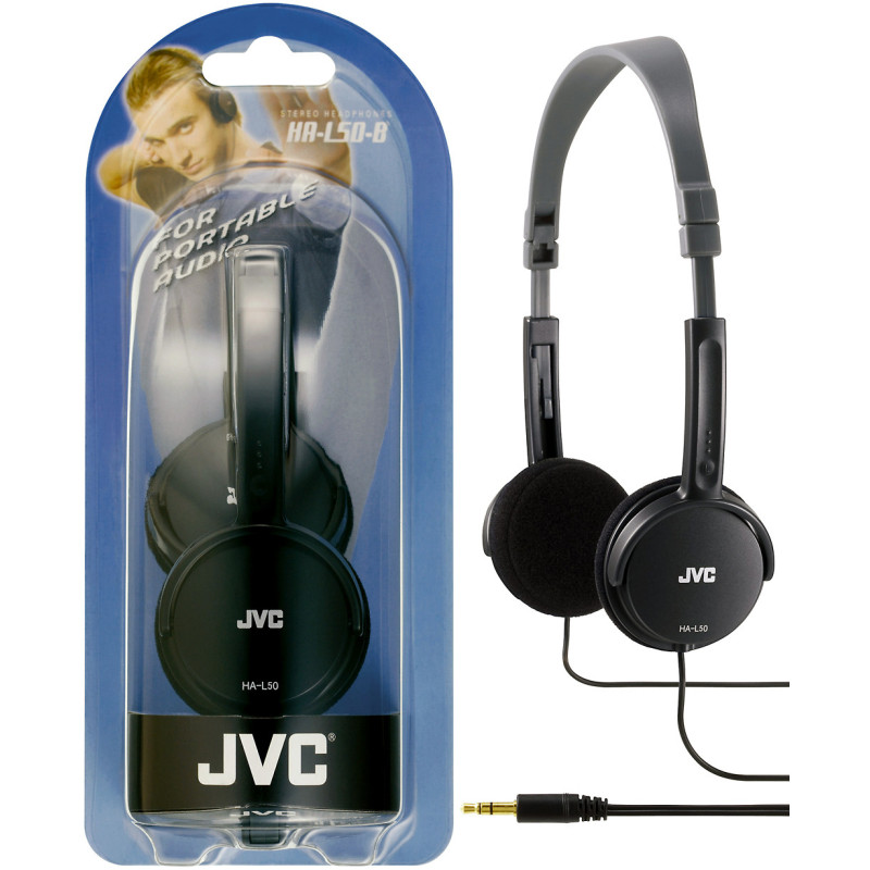 Casque JVC HA-L50-B (Noir) Casque JVC HA-L50-B (Noir)