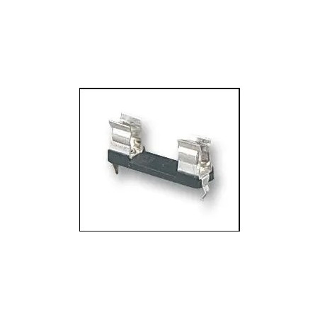 Porte fusible, Design ouvert, 250V, 6.3A, 5 x 20mm, traversant, Protection Catégorie PC1