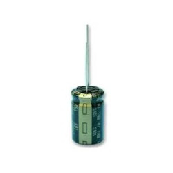 Condensateur électrolytique, 330 µF, 25 V, Série FM, ± 20%, À sorties radiales, 4000 heures à 105°C