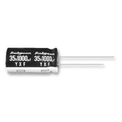 Condensateur électrolytique, Miniature, 1000 µF, 35 V, Série YXF, ± 20%, À sorties radiales