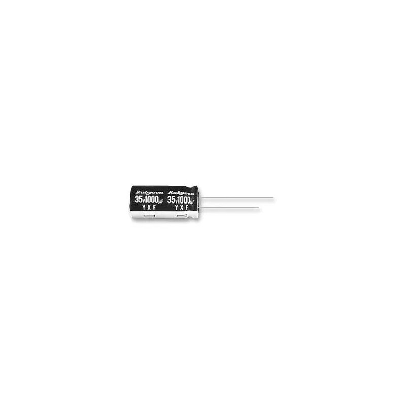 Condensateur électrolytique, Miniature, 1000 µF, 35 V, Série YXF, ± 20%, À sorties radiales