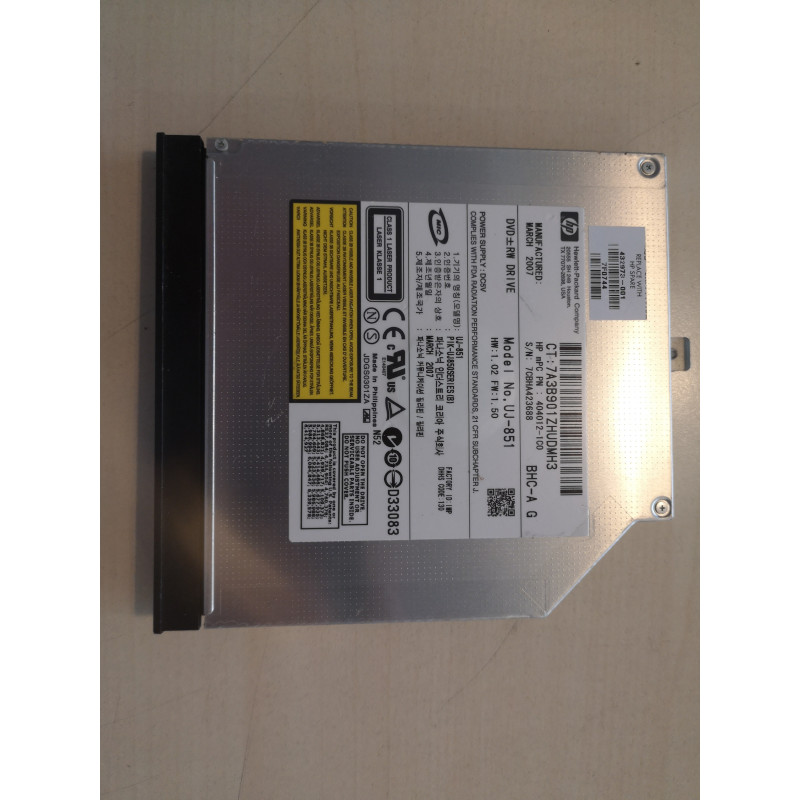 Lecteur CD/DVD HP UJ-851 Occasion Lecteur CD/DVD HP UJ-851 Occasion