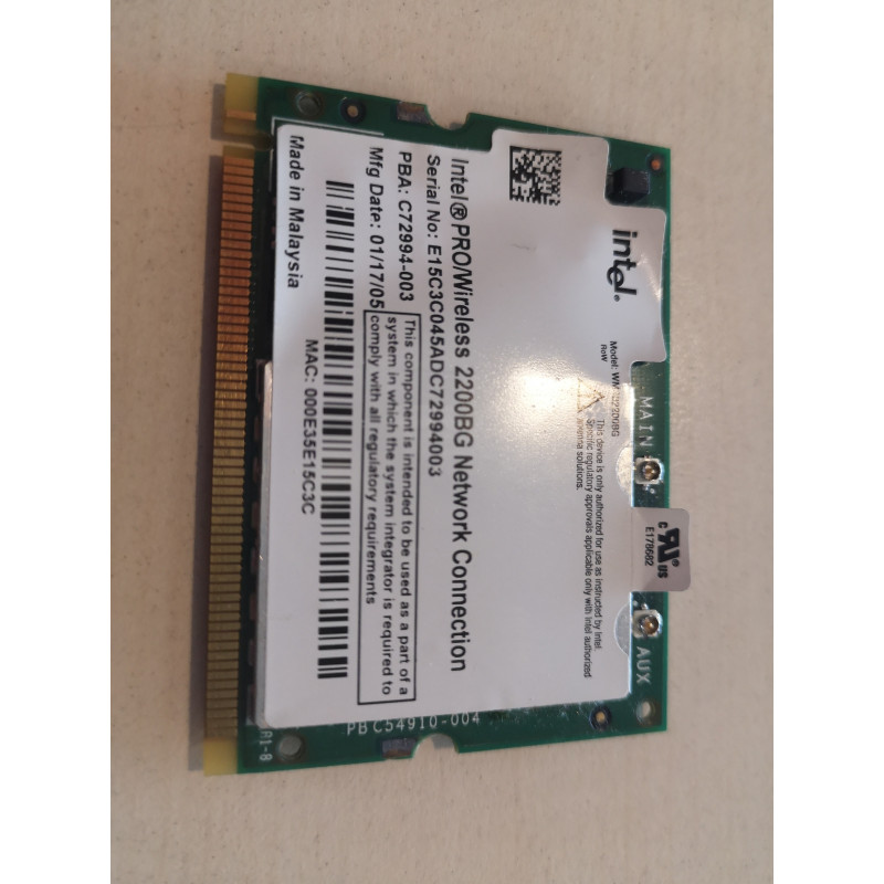 Carte wifi PC Fujitsu Amilo Occasion Carte wifi PC Fujitsu Amilo Occasion