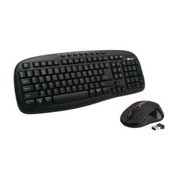 Pack Clavier - Souris Sans Fil Heden KPC60WIFCA (Noir)