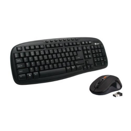 Pack Clavier - Souris Sans Fil Heden KPC60WIFCA (Noir)