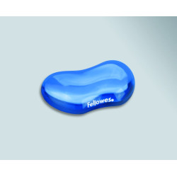 Mini Repose poignet Fellowes Crystal Gel (Bleu)