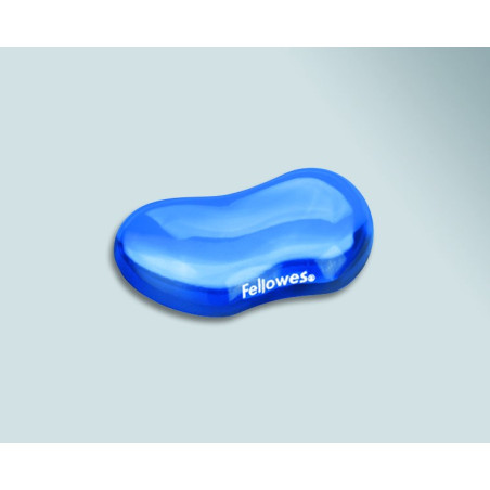 Mini Repose poignet Fellowes Crystal Gel (Bleu)