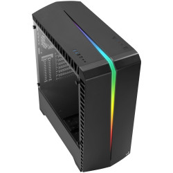 Boitier Moyen Tour ATX AeroCool Scar RGB avec panneau vitré (Noir)