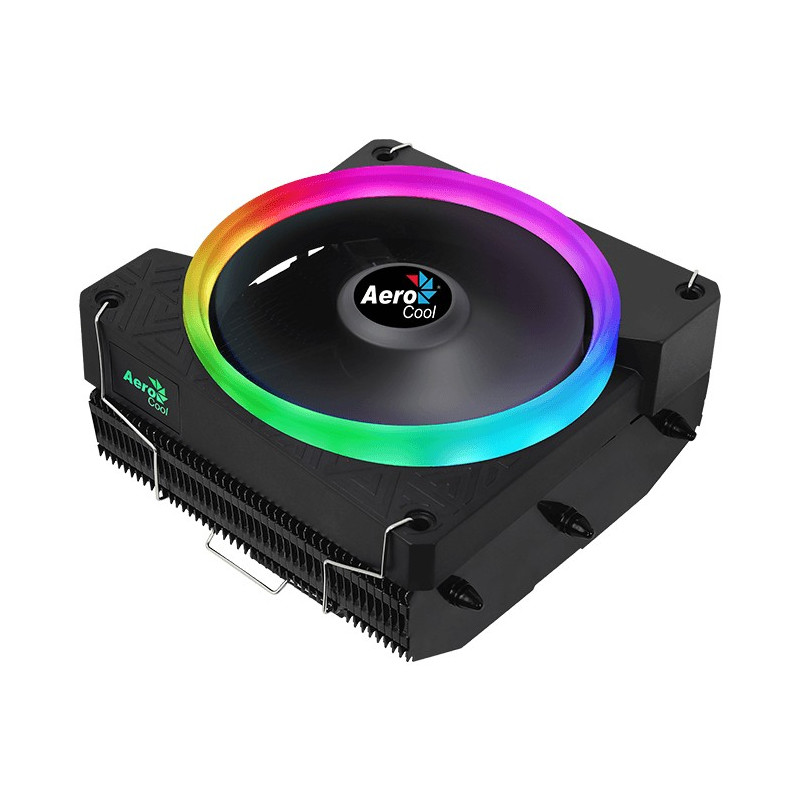 Ventilateur processeur AeroCool Cylon 3H PWM RGB (Noir) Ventilateur processeur AeroCool Cylon 3H PWM RGB (Noir)