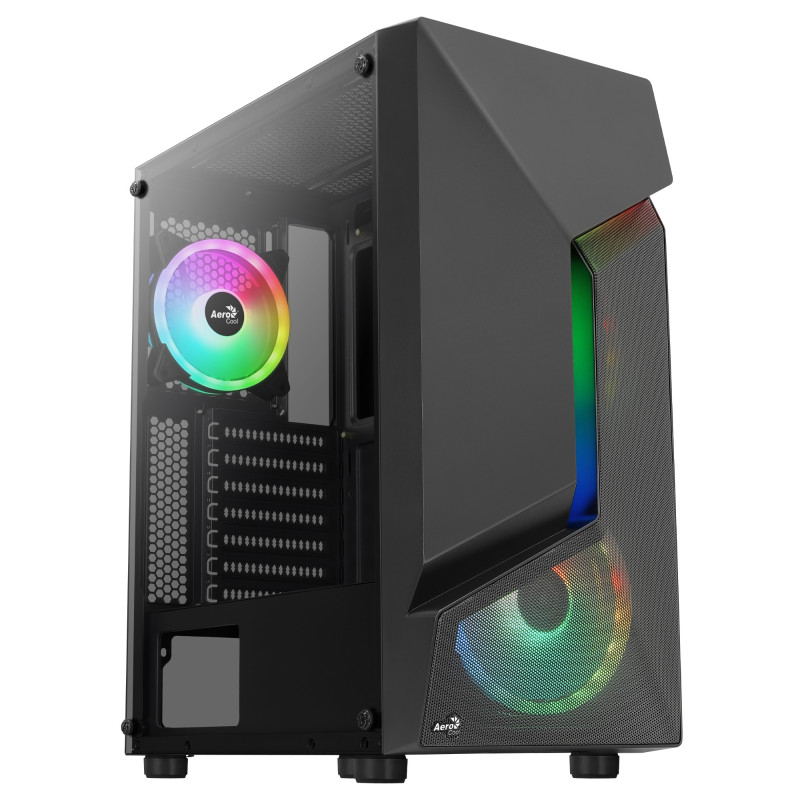 Boitier Moyen Tour ATX AeroCool Scape V3 RGB avec panneau vitré (Noir) Boitier Moyen Tour ATX AeroCool Scape V3 RGB avec panneau vitré (Noir)