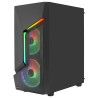 Boitier Moyen Tour ATX AeroCool Scape V3 RGB avec panneau vitré (Noir)