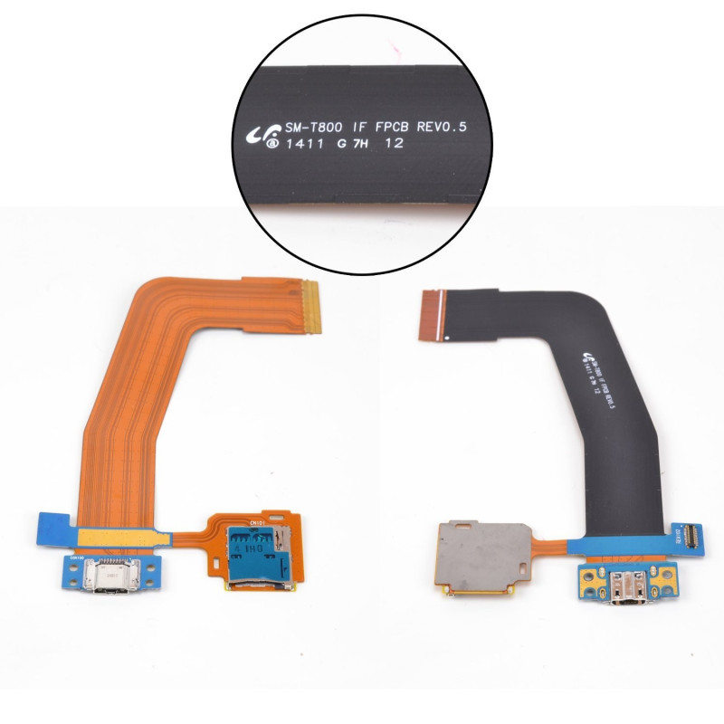 Nappe connecteur de chargement de Galaxy Tab S Samsung SM-T800 Nappe connecteur de chargement de Galaxy Tab S Samsung SM-T800