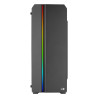 Boitier Moyen Tour ATX AeroCool Genesis ARGB avec panneau vitré (Noir)