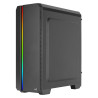 Boitier Moyen Tour ATX AeroCool Genesis ARGB avec panneau vitré (Noir)