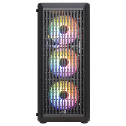 Boitier Moyen Tour ATX AeroCool Beam v2 RGB avec panneaux vitrés (Noir)