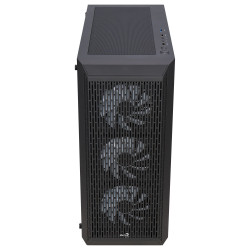 Boitier Moyen Tour ATX AeroCool Beam v2 RGB avec panneaux vitrés (Noir)