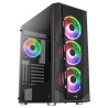 Boitier Moyen Tour ATX AeroCool Prism v3 ARGB avec panneaux vitrés (Noir)