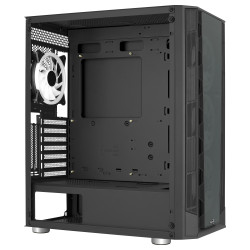 Boitier Moyen Tour ATX AeroCool Prism v3 ARGB avec panneaux vitrés (Noir)