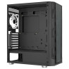 Boitier Moyen Tour ATX AeroCool Prism v3 ARGB avec panneaux vitrés (Noir)