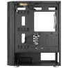 Boitier Moyen Tour ATX AeroCool Prism v3 ARGB avec panneaux vitrés (Noir)