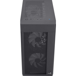 Boitier Moyen Tour ATX AeroCool Hexform RGB avec panneaux vitrés (Noir)