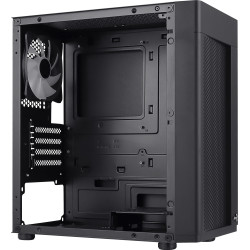 Boitier Moyen Tour ATX AeroCool Hexform RGB avec panneaux vitrés (Noir)