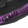 Sacoche Ordinateur Portable We Luxury Noir doublure violet 17,3" max
