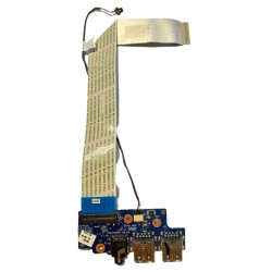 "6050A2549301-USB-A02 2 ports USB,  1 port jack pour HP Envy 17-Jxxx"