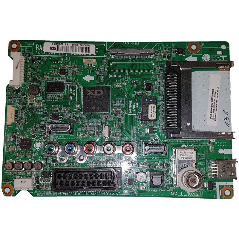 Carte de gestion Ebr75890815 pour TV LG 50LN5400 Carte de gestion Ebr75890815 pour TV LG 50LN5400