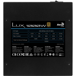 Alimentation ATX AeroCool Lux - 1000W (Noir)