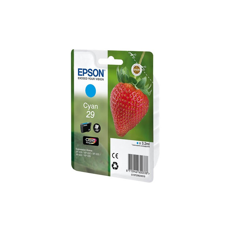 Cartouche d'encre Epson Fraise 29 (Cyan)