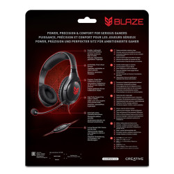 Casque Micro Creative Sound Blaster Blaze (Noir)