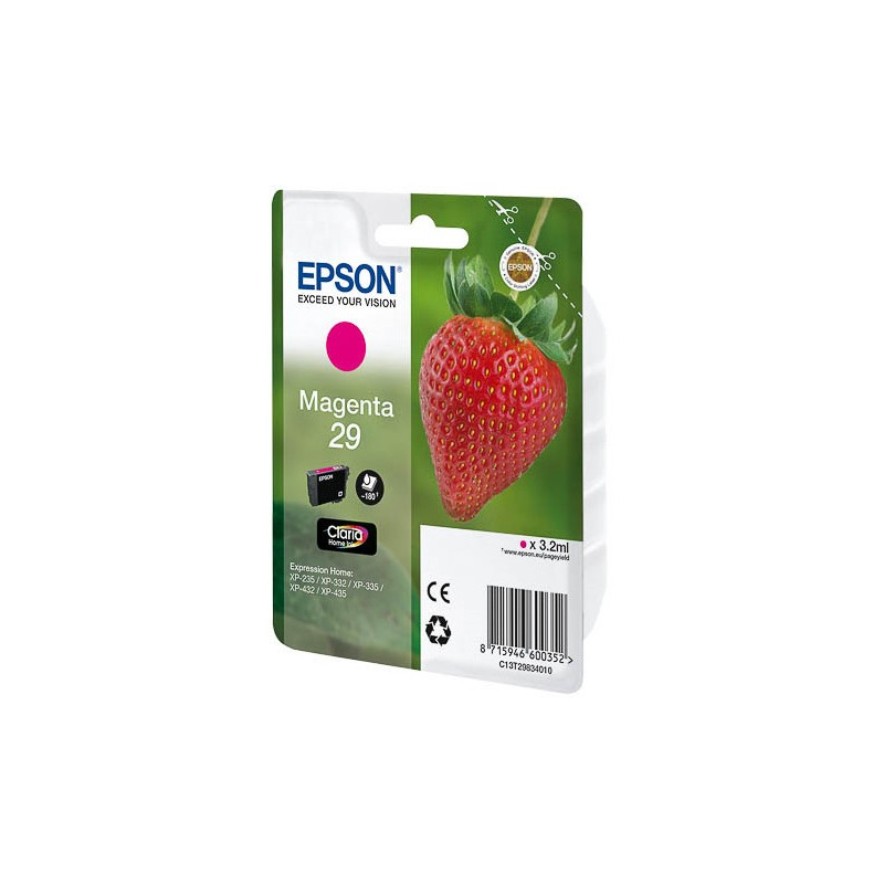Cartouche d'encre Epson Fraise 29 (Magenta) Cartouche d'encre Epson Fraise 29 (Magenta)