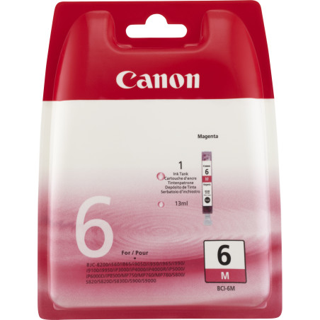 Cartouche d'encre CANON BCI-6M (Magenta)