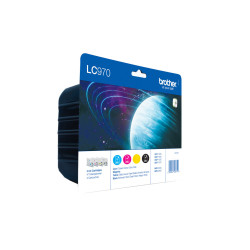 Pack 4 cartouches d'encre Brother LC970