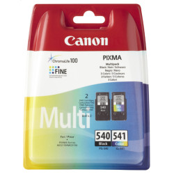 Pack 2 cartouches d'encre CANON PG-540   CL-541 ( 3 couleurs + noir )