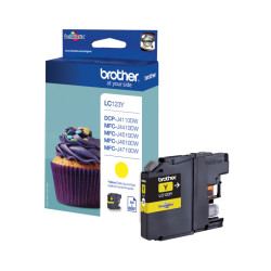 Cartouche d'encre Brother LC123Y (Jaune)