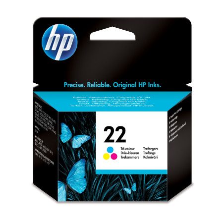 Cartouche d'encre HP 22 (3 Couleurs)