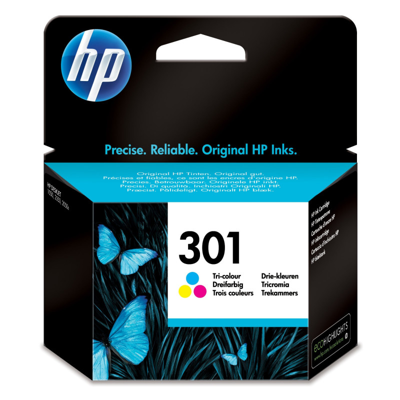 Cartouche d'encre HP 301 (3 Couleurs)