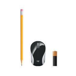 Souris sans fil Logitech Cordless Laser M187 (Noir)