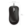 Souris filaire Microsoft Optical Mouse L2 Basic (Noir)