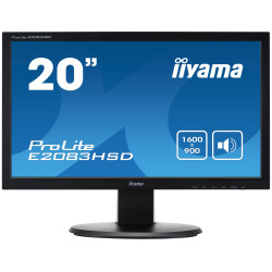 Ecran LED 20" Iiyama Prolite E2083HSD-B1 HD+