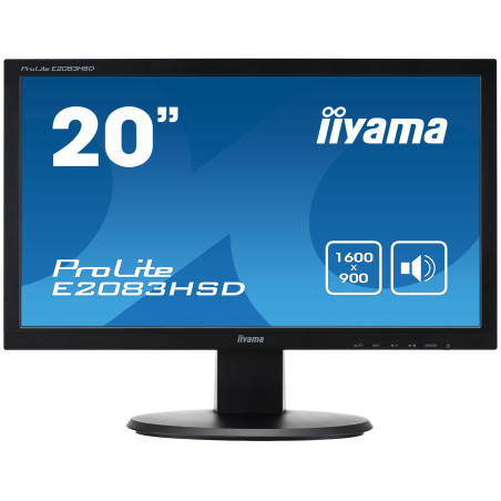 Ecran LED 20" Iiyama Prolite E2083HSD-B1 HD+