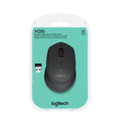 Souris sans fil Logitech Cordless Laser M280 (Noir)
