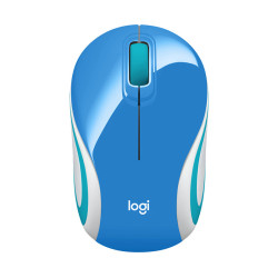 Souris sans fil Logitech Cordless Laser M187 (Bleu)