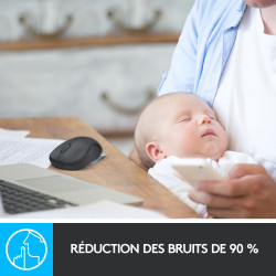 Souris sans fil Logitech M220 Silent (Blanc)