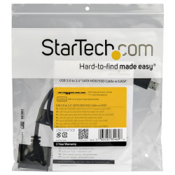 Cable adaptateur Startech USB 3.0 vers SATA III pour DD SSD